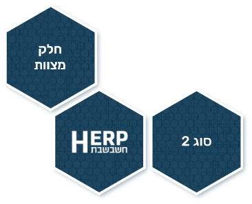כוורת שמתארת מורכבות משרת הנהלת חשבונות להשמה: חלק מצוות, סוג 2, חשבשבת